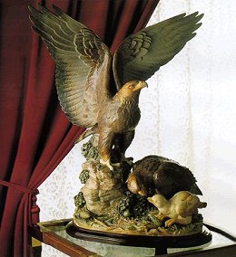 Eagles Nest Le300 1981-94 by Lladro Image is watermarked for copyright protection and is not present on the actual art work.