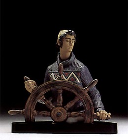 At The Helm Le3500 1994-98 by Lladro Image is watermarked for copyright protection and is not present on the actual art work.
