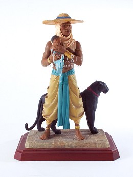 The Protector by Ebony Visions Image is watermarked for copyright protection and is not present on the actual art work.