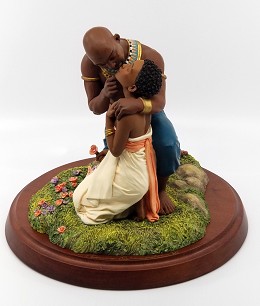 The Kiss  by Ebony Visions Image is watermarked for copyright protection and is not present on the actual art work.