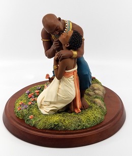 The Kiss by Ebony Visions Image is watermarked for copyright protection and is not present on the actual art work.