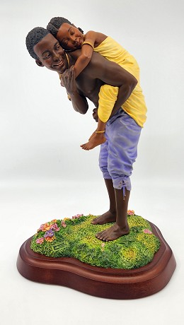 Daddy's Girl by Ebony Visions Image is watermarked for copyright protection and is not present on the actual art work.