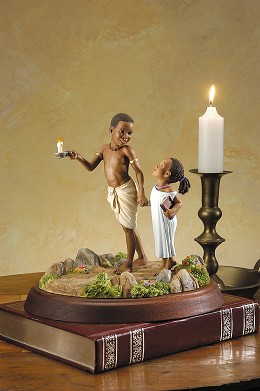 Guided By The Light by Ebony Visions Image is watermarked for copyright protection and is not present on the actual art work.