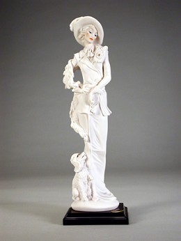 The Poodle by Giuseppe Armani Image is watermarked for copyright protection and is not present on the actual art work.