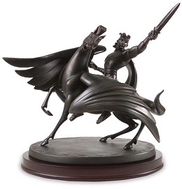 Hercules And Pegasus Defiant Gallery Edition by WDCC Disney Classics Image is watermarked for copyright protection and is not present on the actual art work.