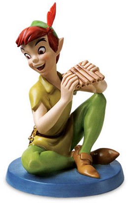 Peter Pan Forever Young by WDCC Disney Classics Image is watermarked for copyright protection and is not present on the actual art work.