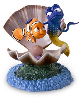 Finding Nemo And Gurgle Im From The Ocean by WDCC Disney Classics Image is watermarked for copyright protection and is not present on the actual art work.