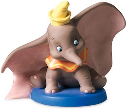 Dumbo Little Clown by WDCC Disney Classics Image is watermarked for copyright protection and is not present on the actual art work.