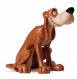 Cinderella Bruno Canine Confidante by WDCC Disney Classics Image is watermarked for copyright protection and is not present on the actual art work.