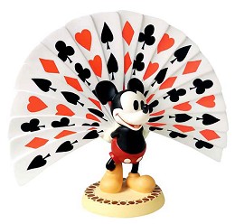 Thru The Mirror Mickey Mouse Playing Card Plumage by WDCC Disney Classics Image is watermarked for copyright protection and is not present on the actual art work.