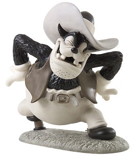 Two Gun Mickey Peg Leg Pete Ornery Outlaw by WDCC Disney Classics Image is watermarked for copyright protection and is not present on the actual art work.