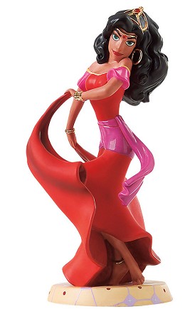 The Hunchback Of Notre Dame Esmerelda Bewitching Beauty by WDCC Disney Classics Image is watermarked for copyright protection and is not present on the actual art work.