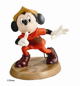 Mickey And The Beanstalk Mickey Mouse Shhh by WDCC Disney Classics Image is watermarked for copyright protection and is not present on the actual art work.