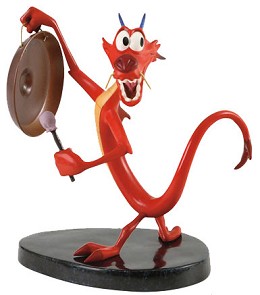 Mulan Mushu One Family Reunion Coming Right Up by WDCC Disney Classics Image is watermarked for copyright protection and is not present on the actual art work.