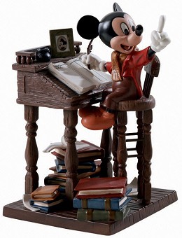 Mickeys Christmas Carol Mickey Mouse Ernest Employee by WDCC Disney Classics Image is watermarked for copyright protection and is not present on the actual art work.