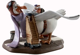 The Rescuers Orville Bernard And Miss Bianca Cleared For Take Off by WDCC Disney Classics Image is watermarked for copyright protection and is not present on the actual art work.