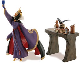 Snow White Evil Queen And Raven Now Begins Thy Magic Spell by WDCC Disney Classics Image is watermarked for copyright protection and is not present on the actual art work.