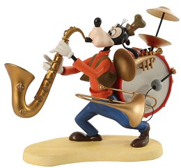Mickey Mouse Club Goofy One Man Band by WDCC Disney Classics Image is watermarked for copyright protection and is not present on the actual art work.