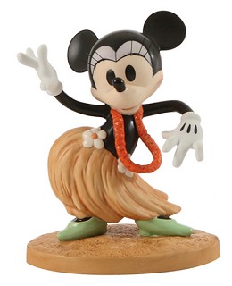 HawaIIan Holiday Minnie Mouse Swaying Sweetheart by WDCC Disney Classics Image is watermarked for copyright protection and is not present on the actual art work.