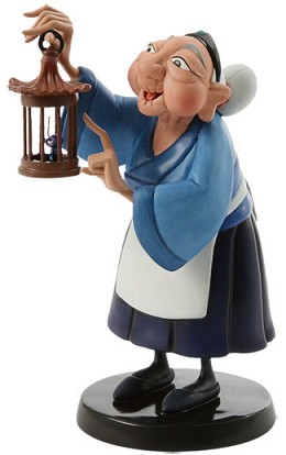 Mulan Grandma Fa And Cri Kee Ive Got All The Luck We Need by WDCC Disney Classics Image is watermarked for copyright protection and is not present on the actual art work.