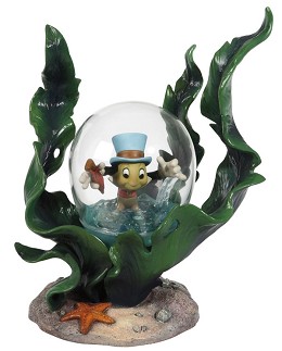 Pinocchio Jiminy Cricket Bubble Trouble by WDCC Disney Classics Image is watermarked for copyright protection and is not present on the actual art work.
