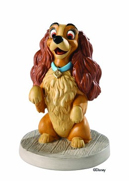Lady And The Tramp Lady Warm Welcome by WDCC Disney Classics Image is watermarked for copyright protection and is not present on the actual art work.