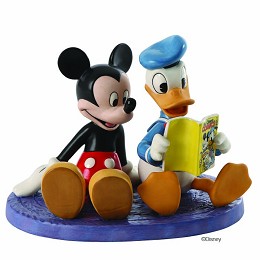 Donald And Mickey Comic Book Companions by WDCC Disney Classics Image is watermarked for copyright protection and is not present on the actual art work.