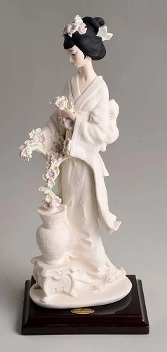 Oriental Lady by Giuseppe Armani Image is watermarked for copyright protection and is not present on the actual art work.