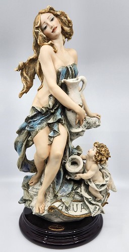 Aquarius by Giuseppe Armani Image is watermarked for copyright protection and is not present on the actual art work.