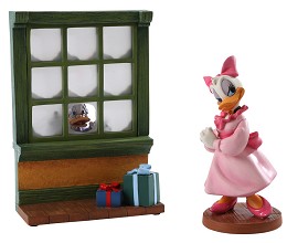 Mickeys Christmas Carol Reflections Of Christmas Past by WDCC Disney Classics Image is watermarked for copyright protection and is not present on the actual art work.