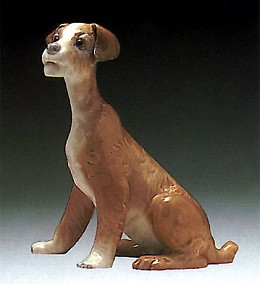 Setter 1969-81 by Lladro Image is watermarked for copyright protection and is not present on the actual art work.