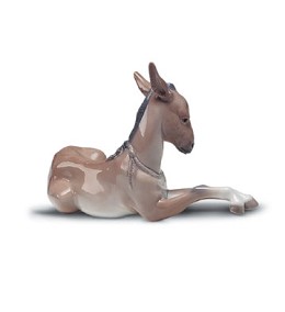 Donkey 1969-2001 by Lladro Image is watermarked for copyright protection and is not present on the actual art work.
