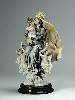 Madonna And Jesus by Giuseppe Armani Image is watermarked for copyright protection and is not present on the actual art work.