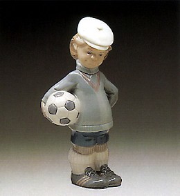 Soccer Player Puppet 1977-85 by Lladro Image is watermarked for copyright protection and is not present on the actual art work.