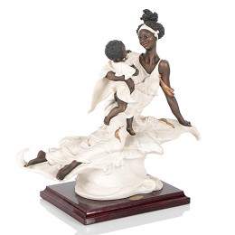 Black Maternity by Giuseppe Armani Image is watermarked for copyright protection and is not present on the actual art work.