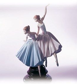 Merry Ballet by Lladro Image is watermarked for copyright protection and is not present on the actual art work.