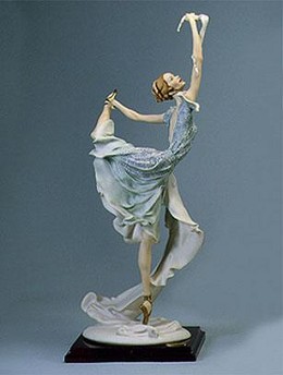 Ballerina Pirouette by Giuseppe Armani Image is watermarked for copyright protection and is not present on the actual art work.