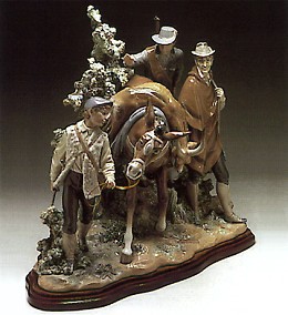 Successful Hunt Le1000   1980-93 by Lladro Image is watermarked for copyright protection and is not present on the actual art work.
