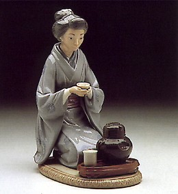 August Moon 1982-93 by Lladro Image is watermarked for copyright protection and is not present on the actual art work.