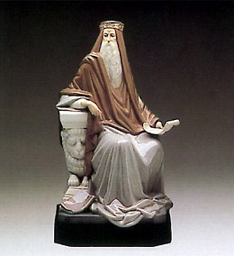 King Solomon 1982-85 by Lladro Image is watermarked for copyright protection and is not present on the actual art work.