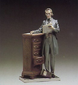Attourney 1984-97 by Lladro Image is watermarked for copyright protection and is not present on the actual art work.