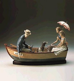 Love Boat Le3000 by Lladro Image is watermarked for copyright protection and is not present on the actual art work.