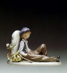 A Time To Rest 1987-93 by Lladro Image is watermarked for copyright protection and is not present on the actual art work.