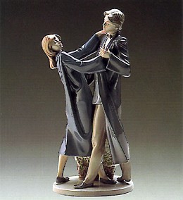 Graduation Dance 1988-89 by Lladro Image is watermarked for copyright protection and is not present on the actual art work.