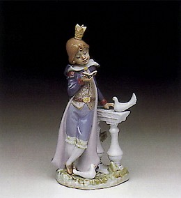 Little Prince 1991-93 by Lladro Image is watermarked for copyright protection and is not present on the actual art work.