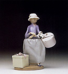 Easter Bonnets by Lladro Image is watermarked for copyright protection and is not present on the actual art work.