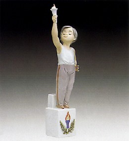 Olympic Torch 1992-94 *** by Lladro Image is watermarked for copyright protection and is not present on the actual art work.