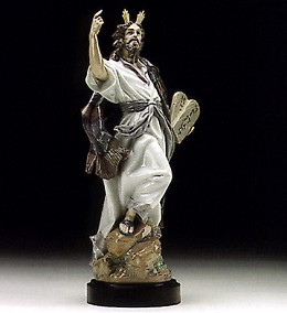The Ten Commandments 1993-96 by Lladro Image is watermarked for copyright protection and is not present on the actual art work.