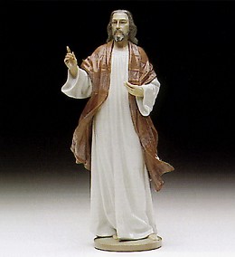 Holy Teacher 1993-96 by Lladro Image is watermarked for copyright protection and is not present on the actual art work.