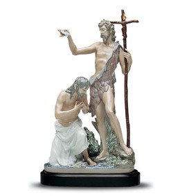 The Blessing 1993 Le2000 by Lladro Image is watermarked for copyright protection and is not present on the actual art work.
